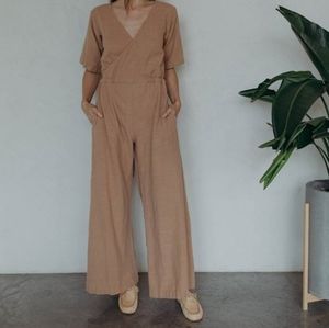 Esby Duffy Jumpsuit in Pecan